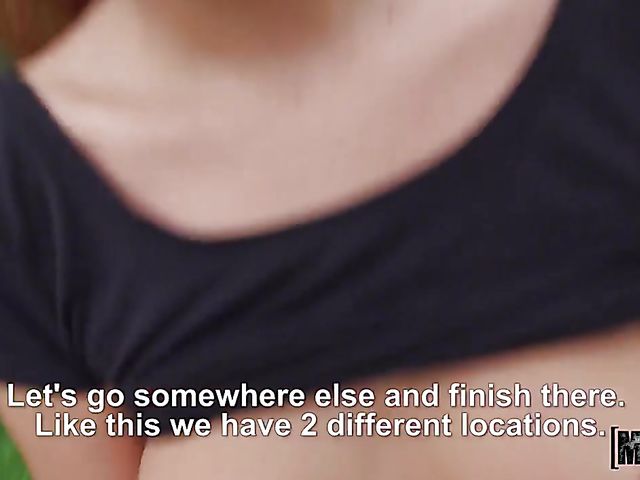 Hot ass shaking in the park and POV public fuck in the street with fit Gala Anguita