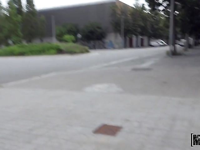 Hot ass shaking in the park and POV public fuck in the street with fit Gala Anguita