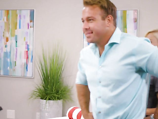 Fantasy massage with new blonde masseuse Morgan Rain