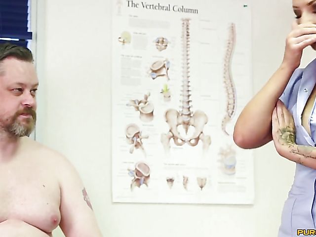 Small cock CFNM humiliation in the hospital with British nurses Honour May, Kylie Nymphette and Louise Lee