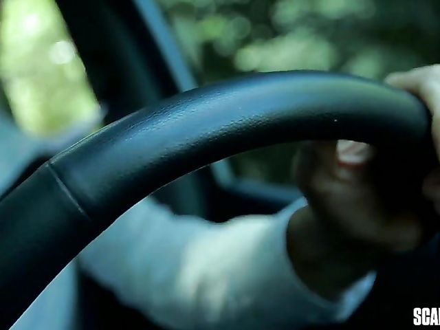 Posh girl Maddy O'Reilly and her man have a really hot threesome with blonde waitress Chloe Cherry