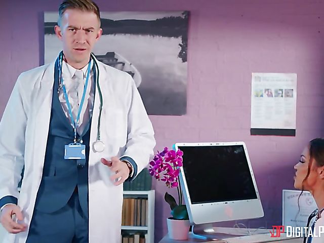 Dirty doctor fucks the hell out of smoking hot nurse Alessandra Jane