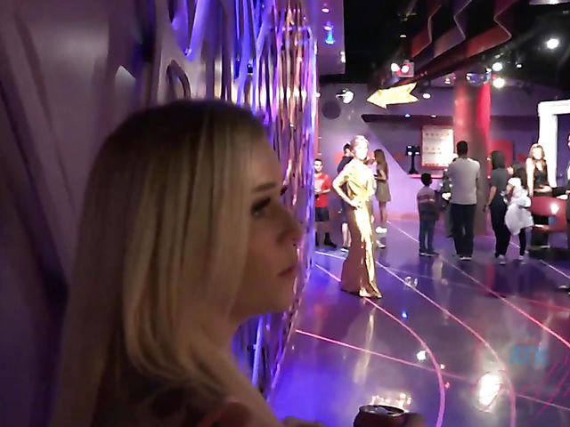 Tattooed ATK girlfriend Kali Roses gets naughty in the Wax Museum