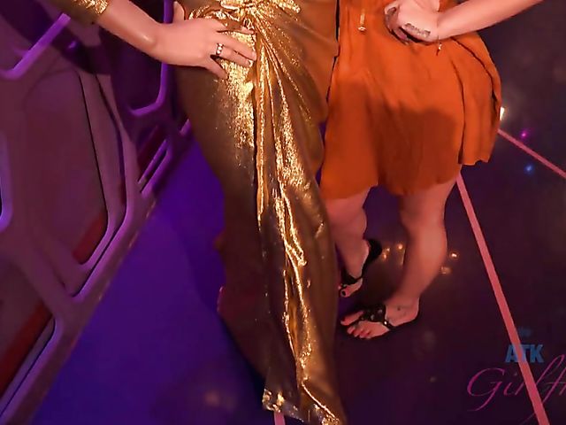 Tattooed ATK girlfriend Kali Roses gets naughty in the Wax Museum