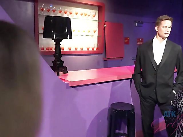 Tattooed ATK girlfriend Kali Roses gets naughty in the Wax Museum