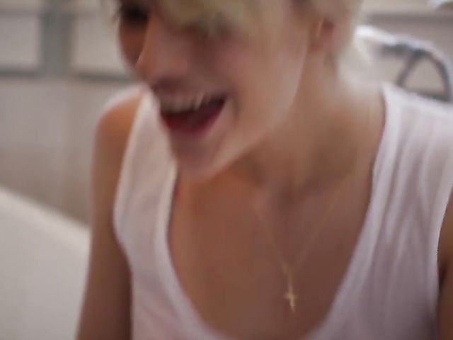 Long haired young blonde Kenna James gets her pussy trained by Chad White