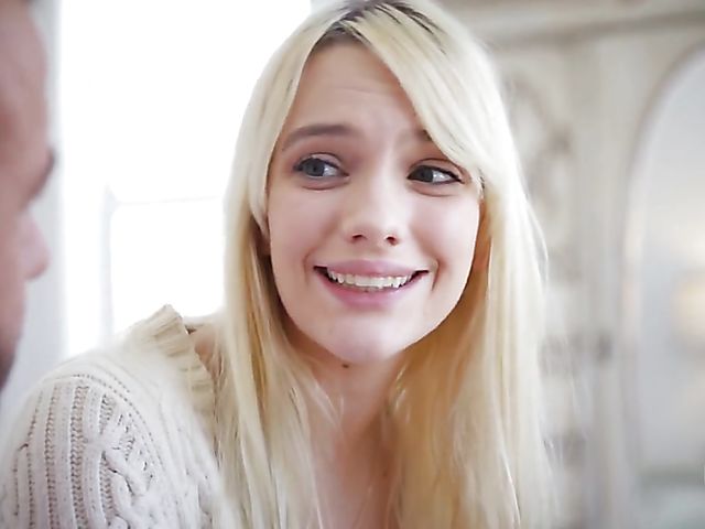 Long haired young blonde Kenna James gets her pussy trained by Chad White