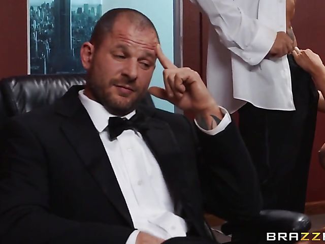 Awesome threesome with huge tits poker wife Nicolette Shea