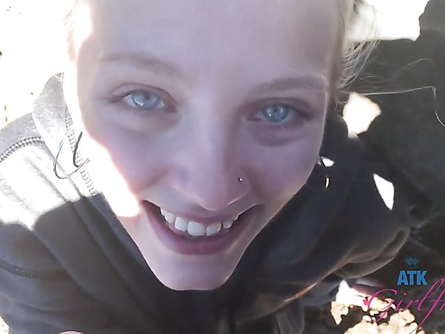 Blonde hair teen POV satisfaction featuring Kate Bloom