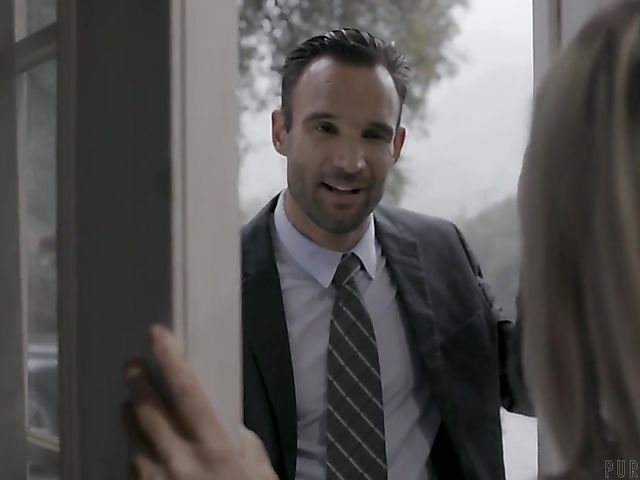 Cheating MILF Christie Stevens in bed with her husband's coworker