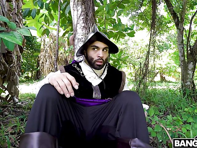 Kiarra Nava Hoe - Outdoor teen Native American sex adventure in the woods