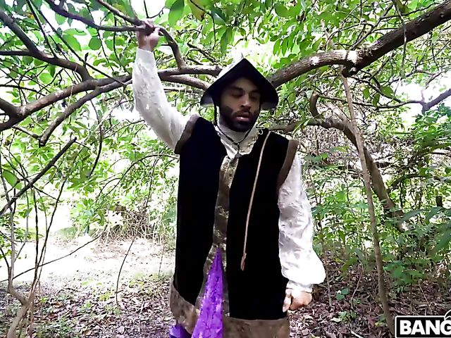 Kiarra Nava Hoe - Outdoor teen Native American sex adventure in the woods