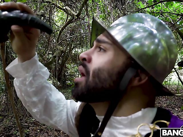 Kiarra Nava Hoe - Outdoor teen Native American sex adventure in the woods