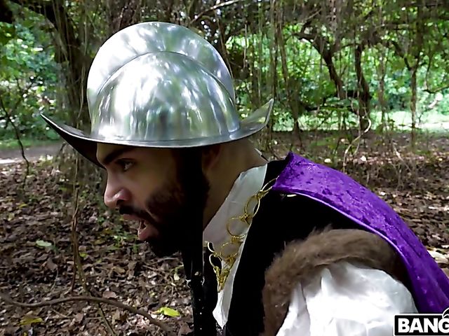Kiarra Nava Hoe - Outdoor teen Native American sex adventure in the woods