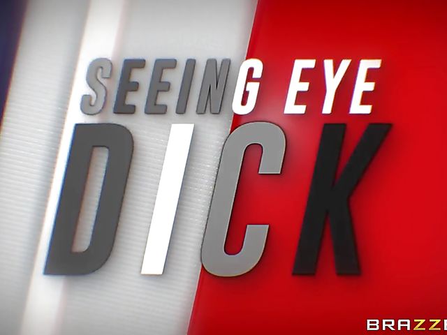 Ebony natural babe Jenna Foxx pretends she's blind to enjoy Xander Corvus' cock in the locker room