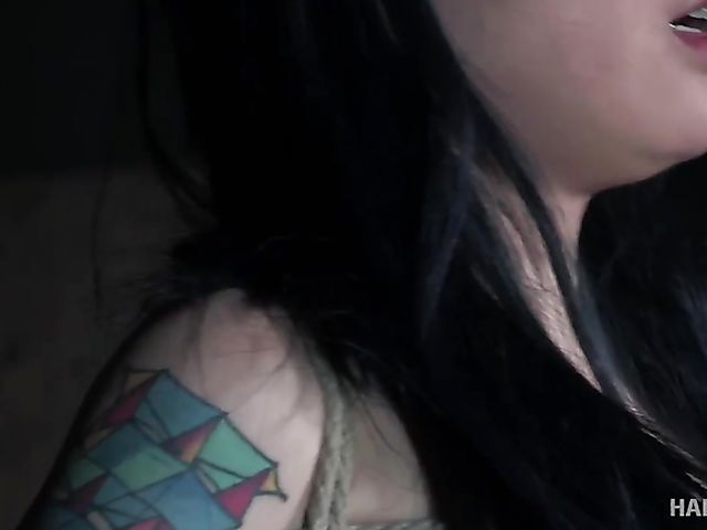 Chinese bondage slave Zoe Lark gets punished with her panties down