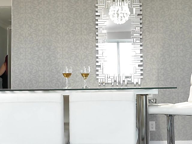 Long-haired redhead mommy with heavy tits Roxee Robinson is horny