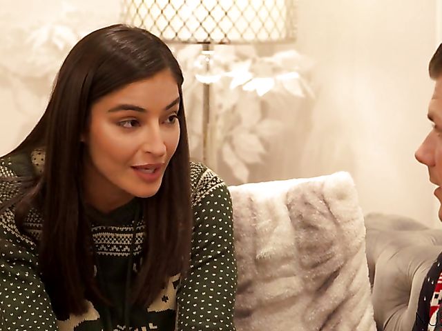 Foursome Christmas fuck with Britney Amber and Emily Willis