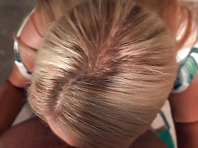 POV BBW blonde with huge breasts gets slammed in the pool room