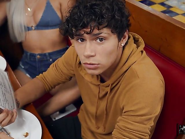 Abella Danger toilet POV in the restaurant bathroom