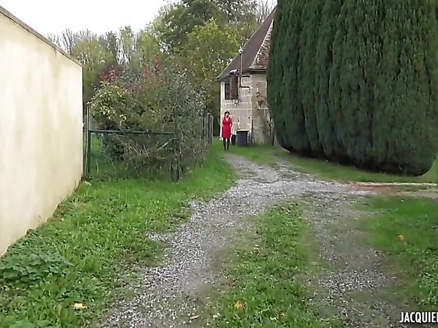 Redhead mature DP with two french dudes featuring 40 yo Maria