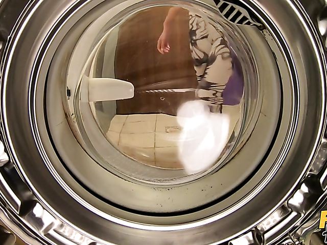 Doggy style sex in the hostel with busty fitness babe Josephine Jackson