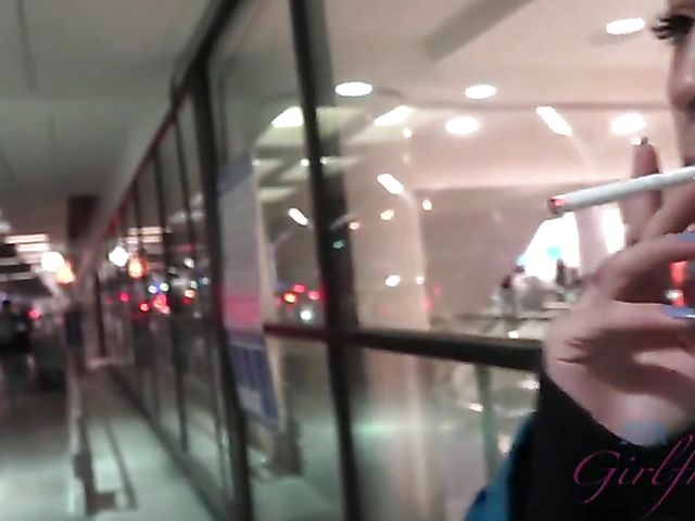 Exotic ATK GF Mi Ha Doan smoking and having sex POV