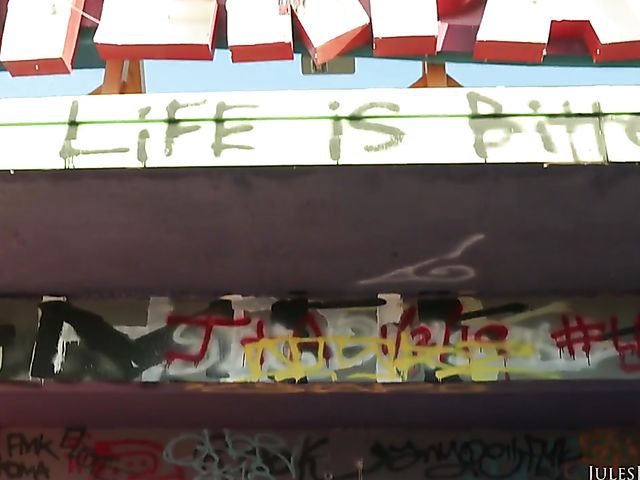 Very hard DP and squirt with big tits whore in latex boots Angela White