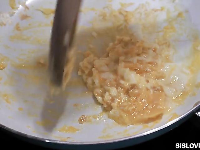 POV brunette Dana Wolf sucks and fucks her big stepbrother's cock