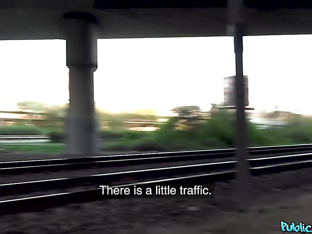 Public big tits POV with chubby hot chick Sofia Lee