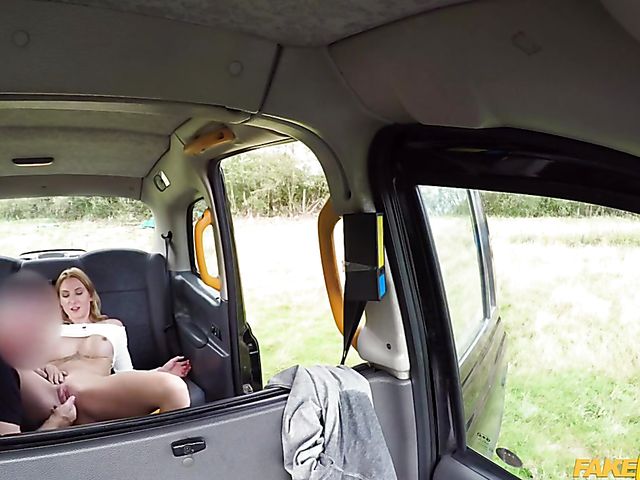 Victoria May pissing pants and getting nailed by fake taxi driver John Bishop