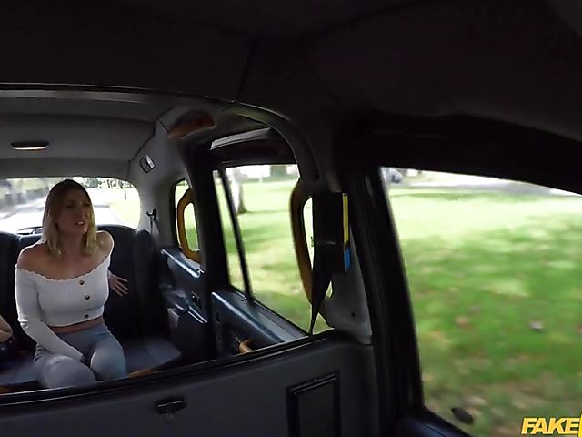 Victoria May pissing pants and getting nailed by fake taxi driver John Bishop