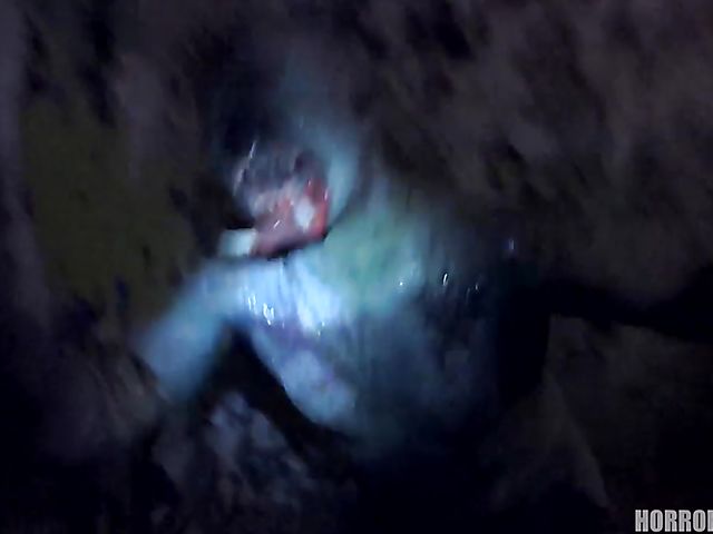 Rough anal sex in the dark with the demon