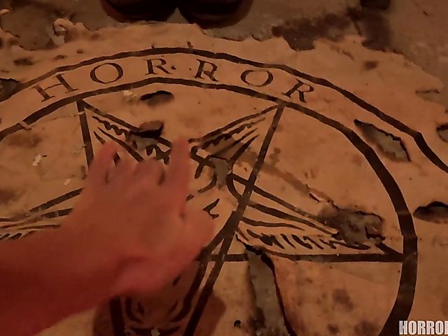 Rough anal sex in the dark with the demon