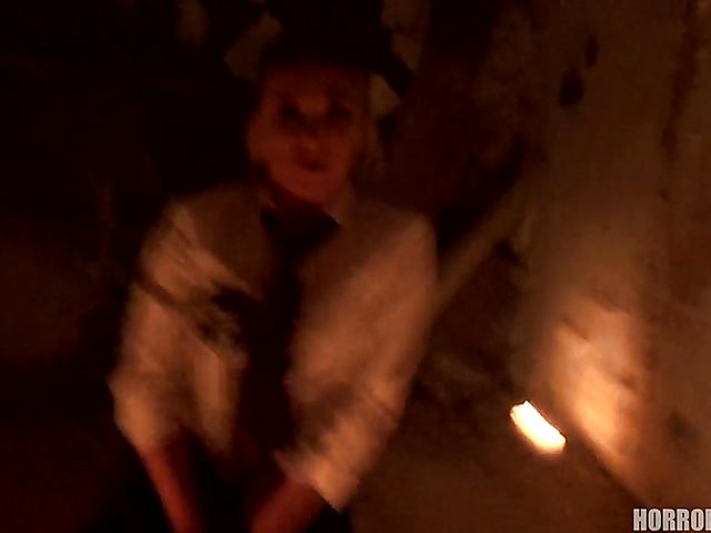 Rough anal sex in the dark with the demon