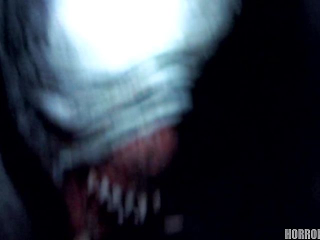 Rough anal sex in the dark with the demon