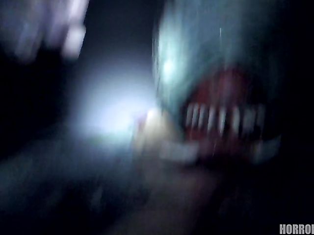 Rough anal sex in the dark with the demon