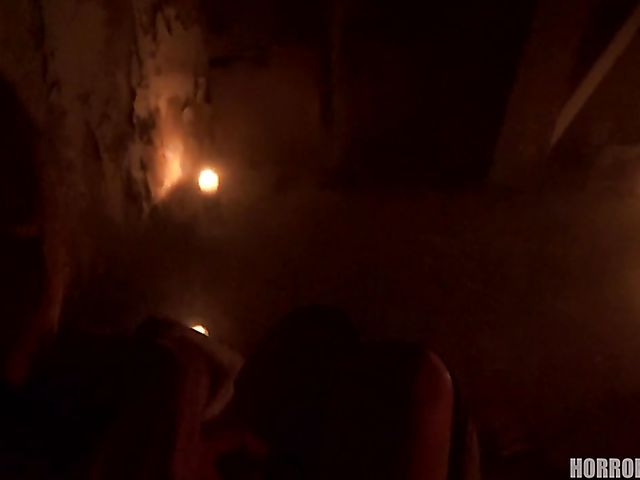 Rough anal sex in the dark with the demon