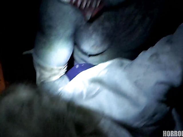 Rough anal sex in the dark with the demon