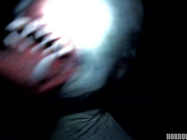 Rough anal sex in the dark with the demon