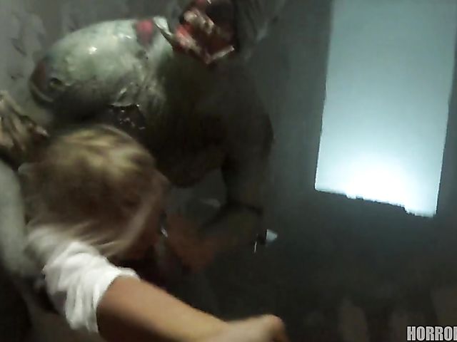 Rough anal sex in the dark with the demon