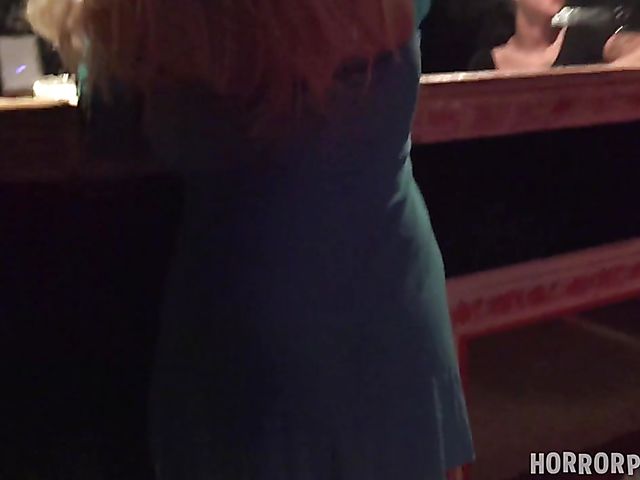 Strip club fuck with three tits blonde in POV