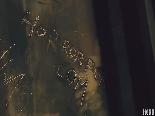 Masked butcher fucks his shaved and hairy sex slaves