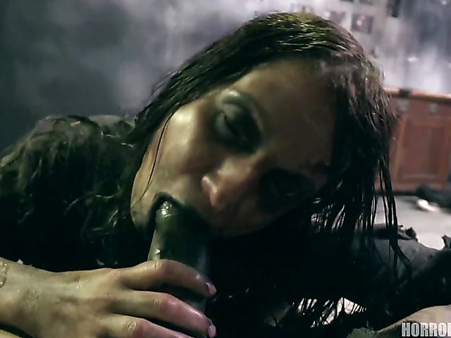 Insane POV sex with a big-eyed evil girl