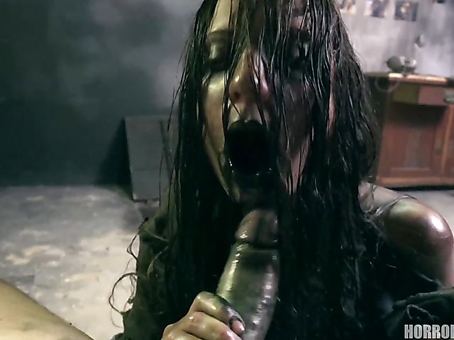 Insane POV sex with a big-eyed evil girl