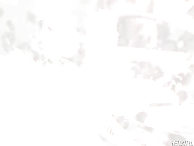 Nasty Christmas threesome party with black Santas sharing Adira Allure