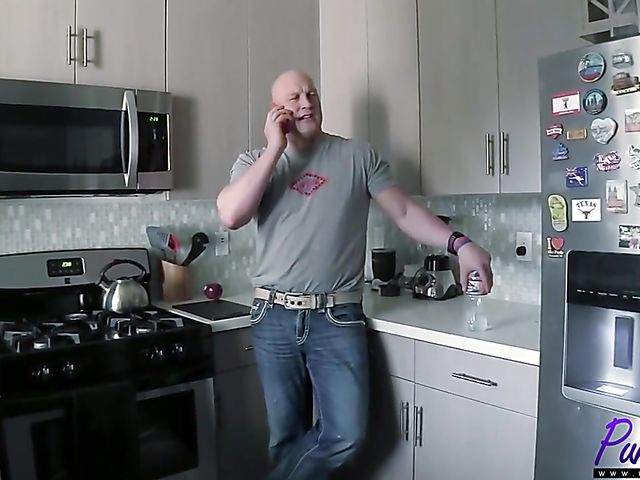 Busty Brogan - British SSBBW fucking with a bald guy