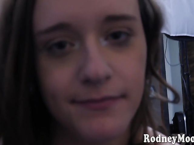 Deep throat, dildo gagging and ass licking with innocent slut Dolly Haze