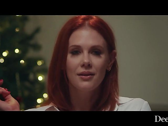 Maitland Ward - Smoking redhead interracial miracle on Christmas