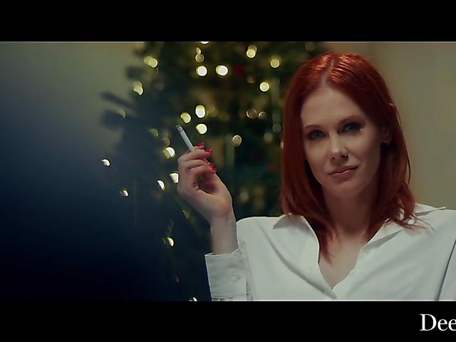 Maitland Ward - Smoking redhead interracial miracle on Christmas